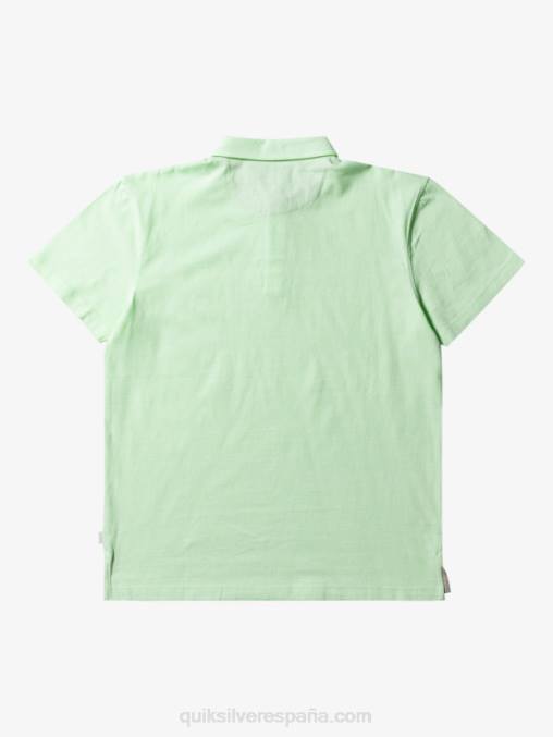 paraíso verde polo de manga corta crucero al atardecer D6T4D479 hombres Quiksilver