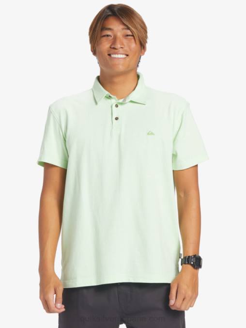 paraíso verde polo de manga corta crucero al atardecer D6T4D479 hombres Quiksilver