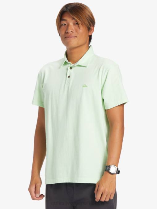 paraíso verde polo de manga corta crucero al atardecer D6T4D479 hombres Quiksilver