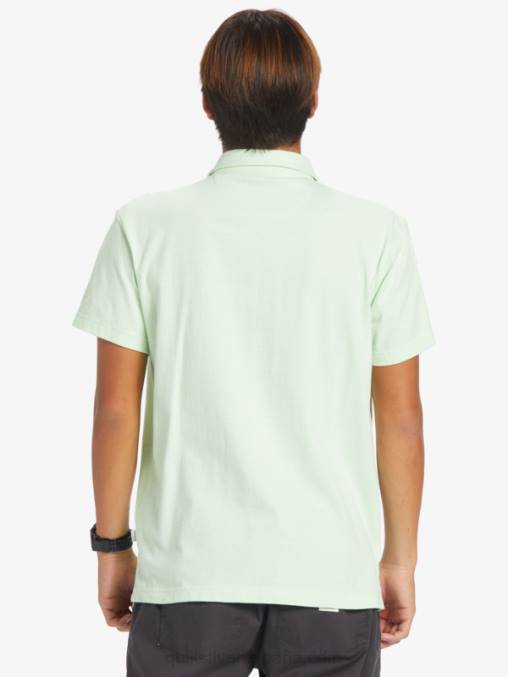 paraíso verde polo de manga corta crucero al atardecer D6T4D479 hombres Quiksilver