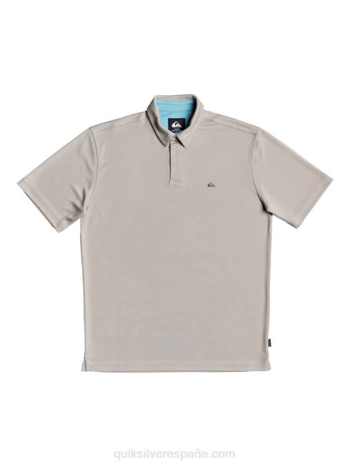 pedernal gris polo de manga corta waterman waterman D6T4D99 hombres Quiksilver