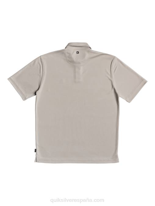 pedernal gris polo de manga corta waterman waterman D6T4D99 hombres Quiksilver