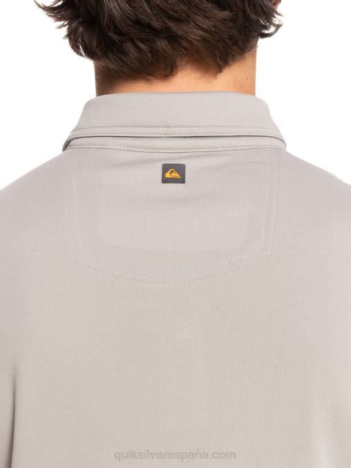 pedernal gris polo de manga corta waterman waterman D6T4D99 hombres Quiksilver