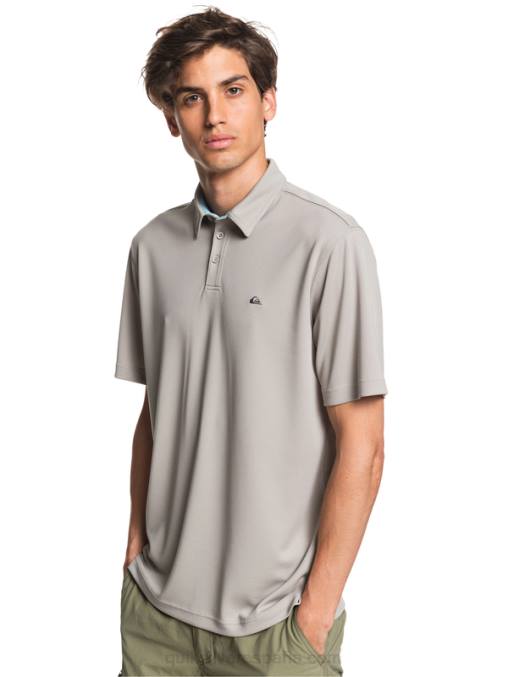 pedernal gris polo de manga corta waterman waterman D6T4D99 hombres Quiksilver