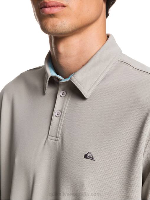 pedernal gris polo de manga corta waterman waterman D6T4D99 hombres Quiksilver
