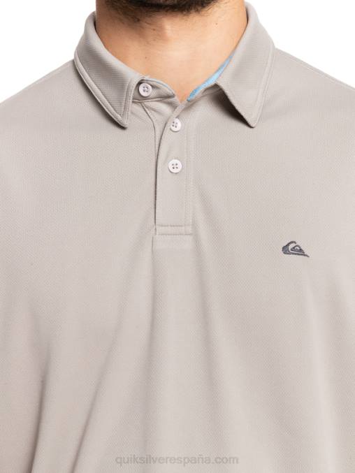 pedernal gris polo de manga corta waterman waterman D6T4D99 hombres Quiksilver
