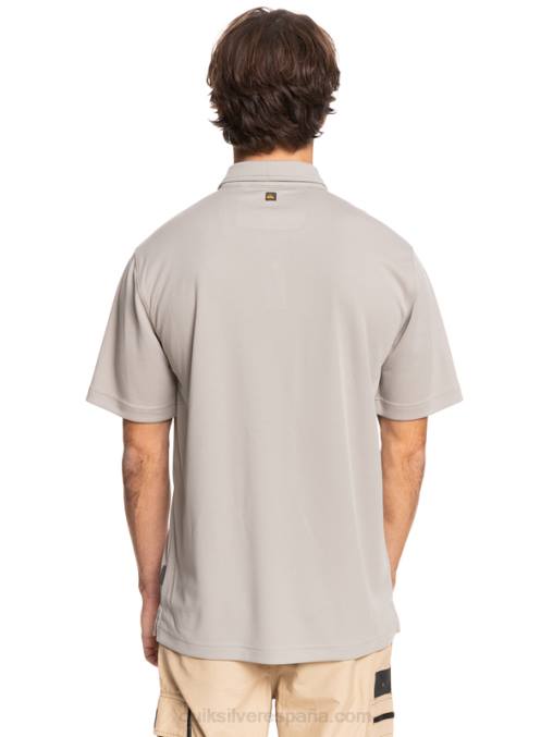 pedernal gris polo de manga corta waterman waterman D6T4D99 hombres Quiksilver