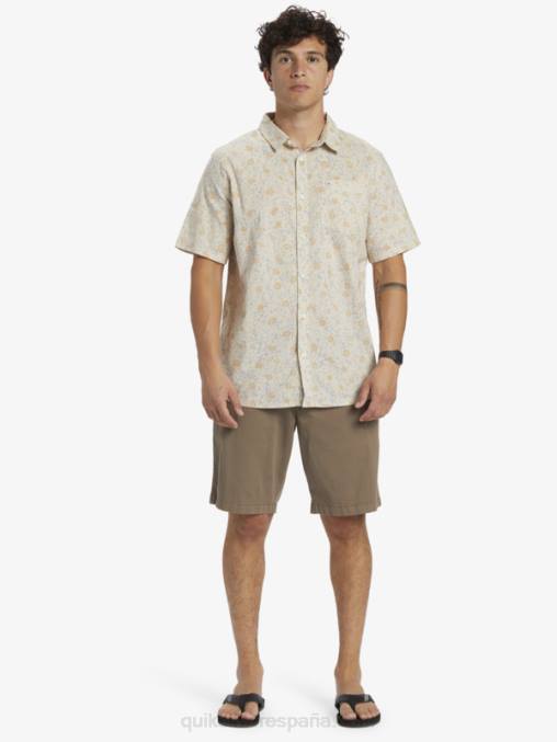 pelusa suave de abedul camisa de manga corta con pelusa suave D6T4D1232 hombres Quiksilver