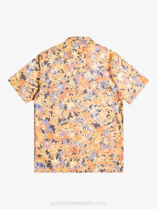 pizarra oscura surfadelica playera manga corta surfadelica D6T4D967 hombres Quiksilver