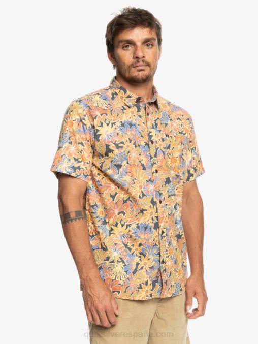 pizarra oscura surfadelica playera manga corta surfadelica D6T4D967 hombres Quiksilver