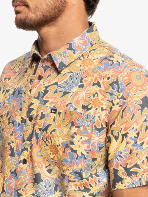 pizarra oscura surfadelica playera manga corta surfadelica D6T4D967 hombres Quiksilver