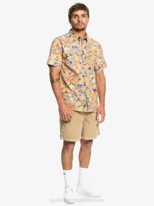 pizarra oscura surfadelica playera manga corta surfadelica D6T4D967 hombres Quiksilver