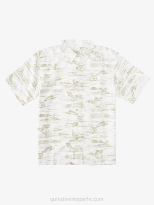plantilla de marlín de té camisa hawaiana waterman marlin jig D6T4D899 hombres Quiksilver