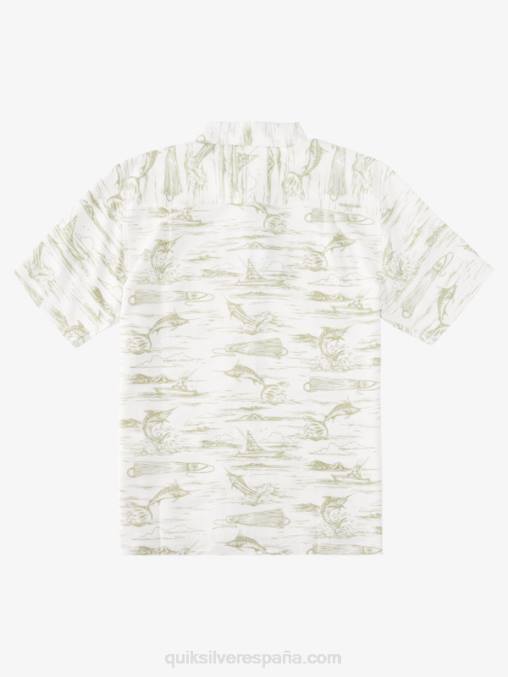 plantilla de marlín de té camisa hawaiana waterman marlin jig D6T4D899 hombres Quiksilver