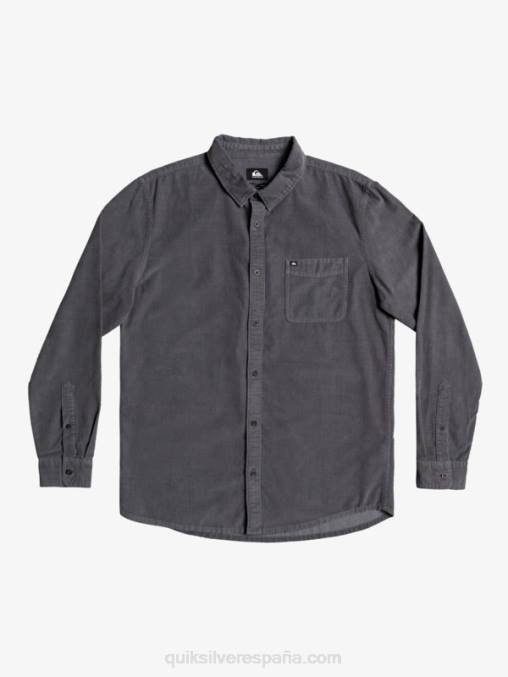 puerta de Hierro camisa de manga larga con rastro de humo D6T4D1223 hombres Quiksilver
