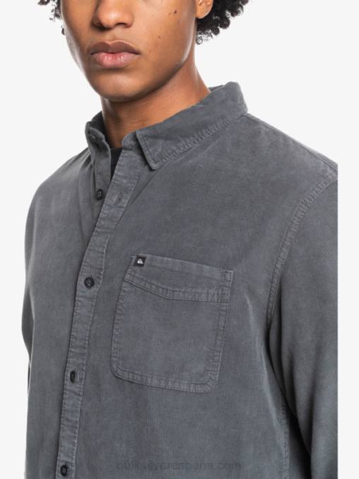 puerta de Hierro camisa de manga larga con rastro de humo D6T4D1223 hombres Quiksilver