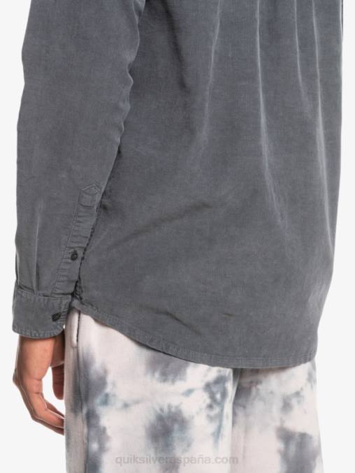 puerta de Hierro camisa de manga larga con rastro de humo D6T4D1223 hombres Quiksilver