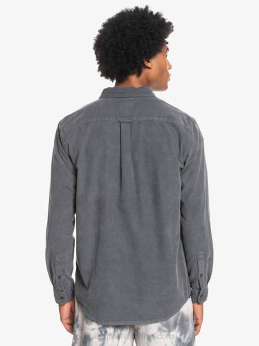 puerta de Hierro camisa de manga larga con rastro de humo D6T4D1223 hombres Quiksilver