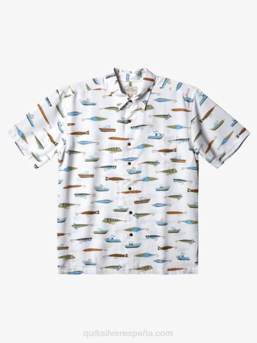 semana de arrastre de té w camiseta técnica manga corta waterman drag week D6T4D440 hombres Quiksilver