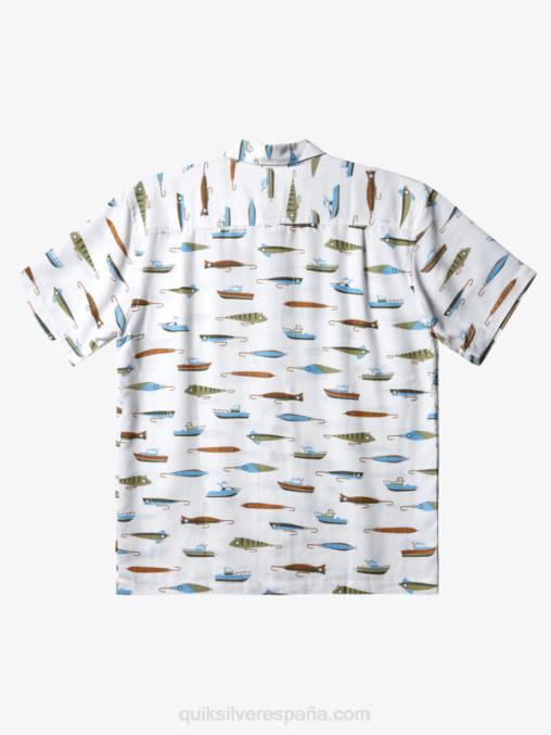 semana de arrastre de té w camiseta técnica manga corta waterman drag week D6T4D440 hombres Quiksilver