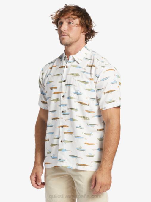semana de arrastre de té w camiseta técnica manga corta waterman drag week D6T4D440 hombres Quiksilver