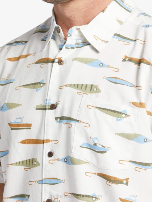 semana de arrastre de té w camiseta técnica manga corta waterman drag week D6T4D440 hombres Quiksilver