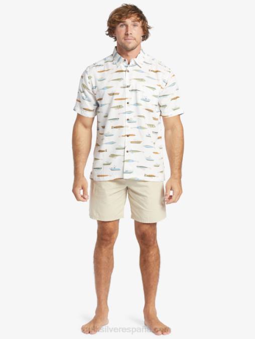 semana de arrastre de té w camiseta técnica manga corta waterman drag week D6T4D440 hombres Quiksilver