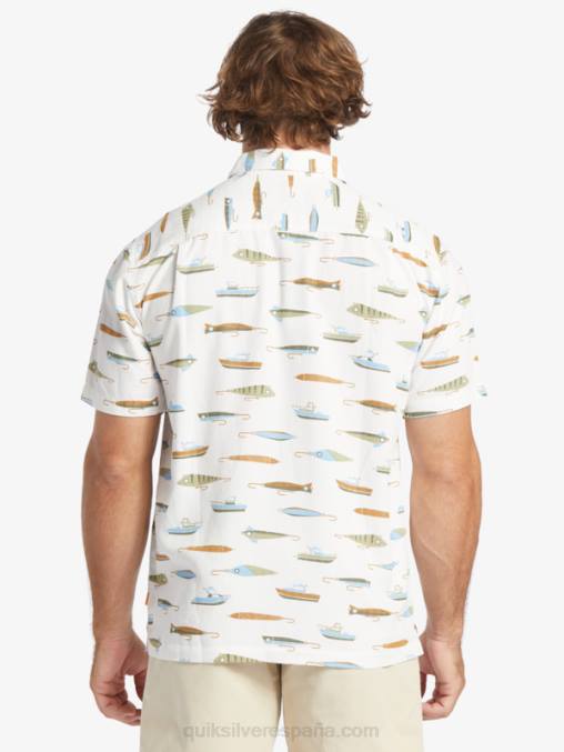semana de arrastre de té w camiseta técnica manga corta waterman drag week D6T4D440 hombres Quiksilver