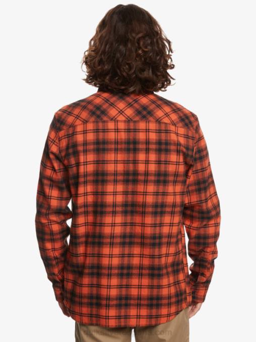 sombrero ocre quemado camisa de manga larga D6T4D1559 hombres Quiksilver