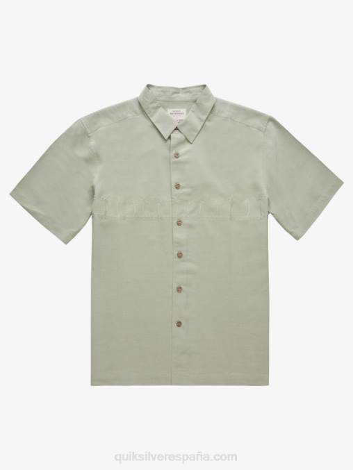té camisa antiarrugas premium waterman tahiti palms D6T4D871 hombres Quiksilver