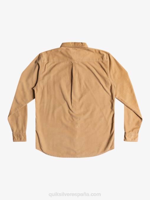 tanino camisa de manga larga con rastro de humo D6T4D1224 hombres Quiksilver