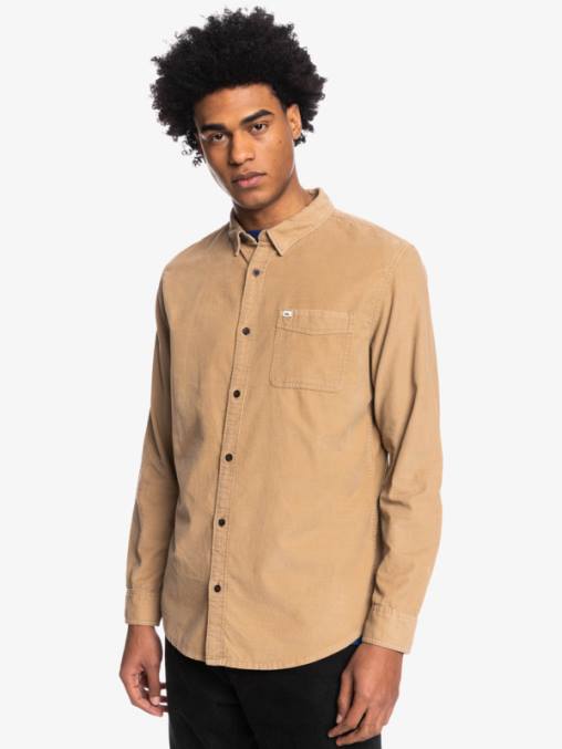 tanino camisa de manga larga con rastro de humo D6T4D1224 hombres Quiksilver