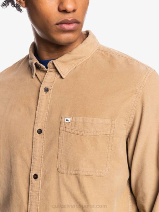 tanino camisa de manga larga con rastro de humo D6T4D1224 hombres Quiksilver