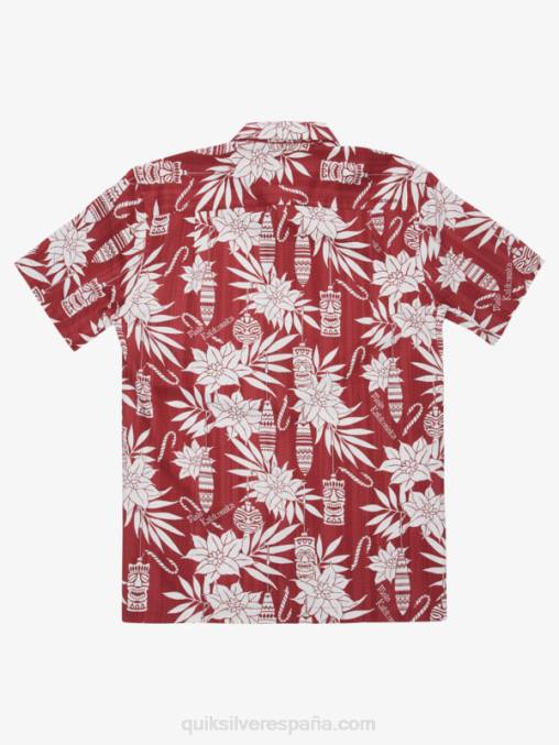 tiempo de vacaciones de palo de rosa camisa de manga corta de tiempo de vacaciones de waterman D6T4D1796 hombres Quiksilver