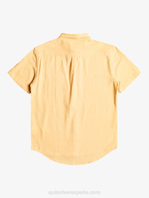 trigo camisa de manga corta de la caja del tiempo D6T4D1361 hombres Quiksilver