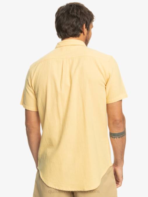 trigo camisa de manga corta de la caja del tiempo D6T4D1361 hombres Quiksilver