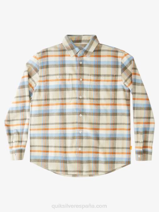 truenos blancos antiguos Waterman Thunder establece camisa de manga larga de franela D6T4D1350 hombres Quiksilver