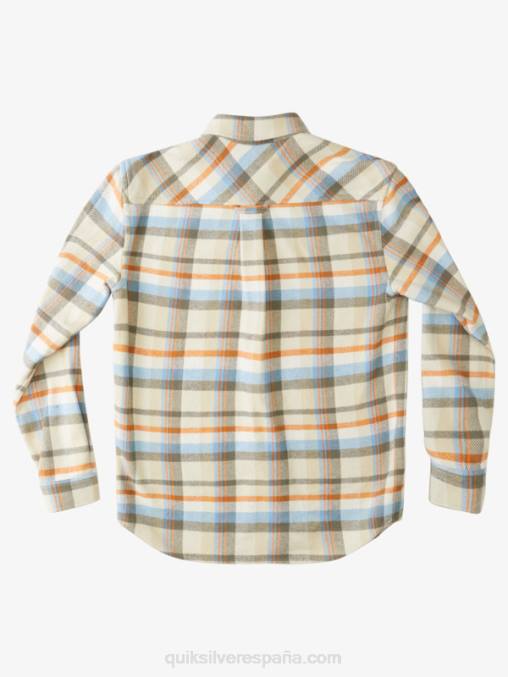 truenos blancos antiguos Waterman Thunder establece camisa de manga larga de franela D6T4D1350 hombres Quiksilver