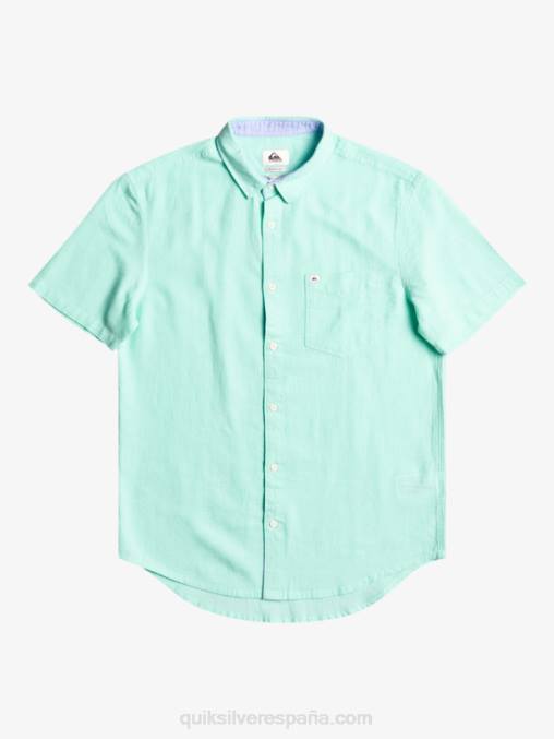 vaso de playa camisa de manga corta de la caja del tiempo D6T4D1360 hombres Quiksilver