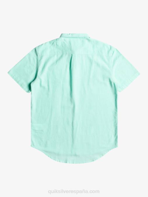 vaso de playa camisa de manga corta de la caja del tiempo D6T4D1360 hombres Quiksilver