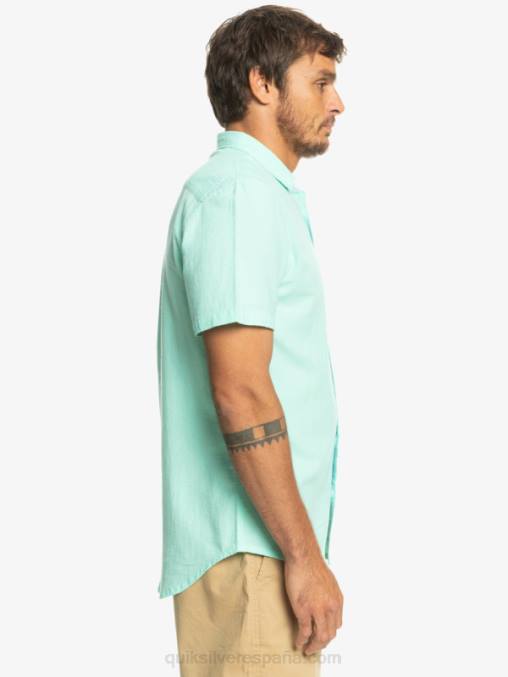 vaso de playa camisa de manga corta de la caja del tiempo D6T4D1360 hombres Quiksilver