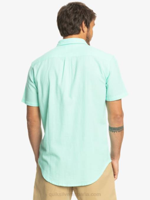 vaso de playa camisa de manga corta de la caja del tiempo D6T4D1360 hombres Quiksilver