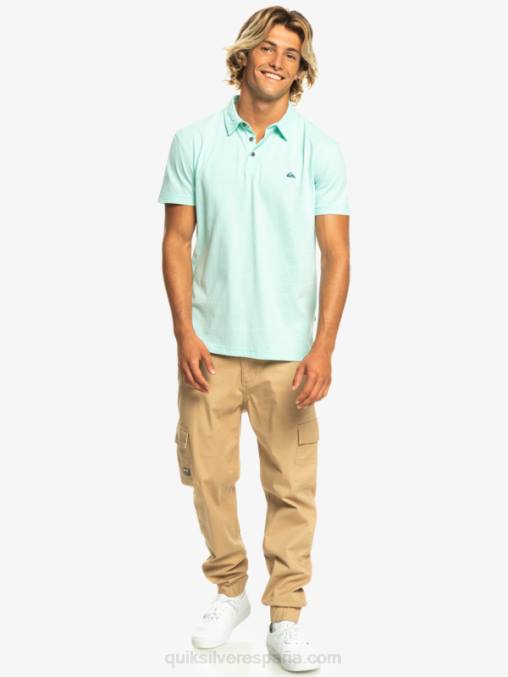 vaso de playa polo de manga corta crucero al atardecer D6T4D481 hombres Quiksilver