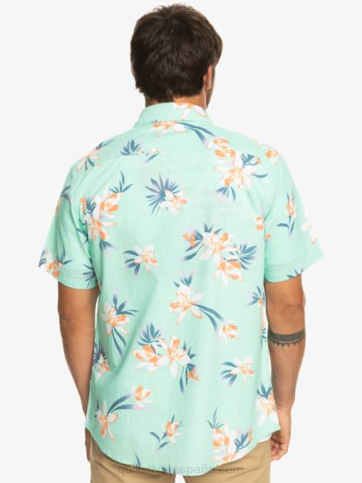 vaso de playa vacacional camisa de manga corta de vacaciones D6T4D1089 hombres Quiksilver