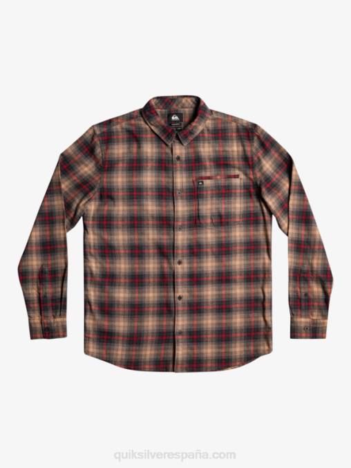 vino rubí cramond camisa de manga larga cramond stretch D6T4D1049 hombres Quiksilver