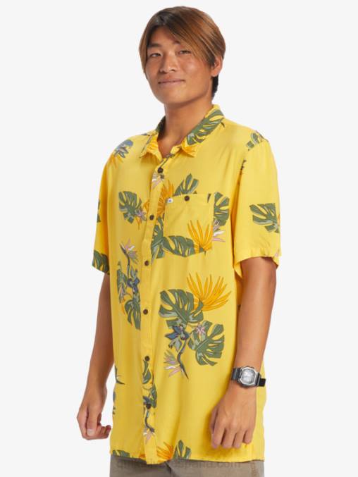 yema floral ss la camisa floral de manga corta D6T4D651 hombres Quiksilver