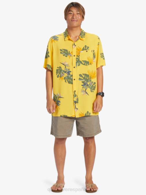 yema floral ss la camisa floral de manga corta D6T4D651 hombres Quiksilver