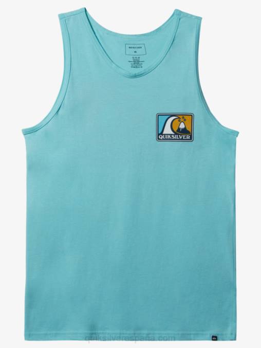 Angel Azul tanque de burbujas suaves D6T4D165 hombres Quiksilver