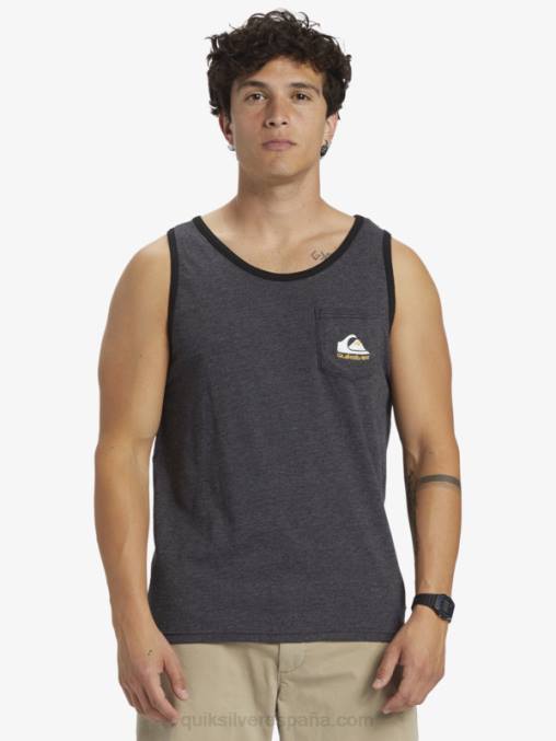 brezo de carbón playera sin mangas omni bolsillo D6T4D555 hombres Quiksilver