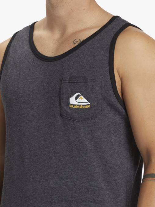 brezo de carbón playera sin mangas omni bolsillo D6T4D555 hombres Quiksilver